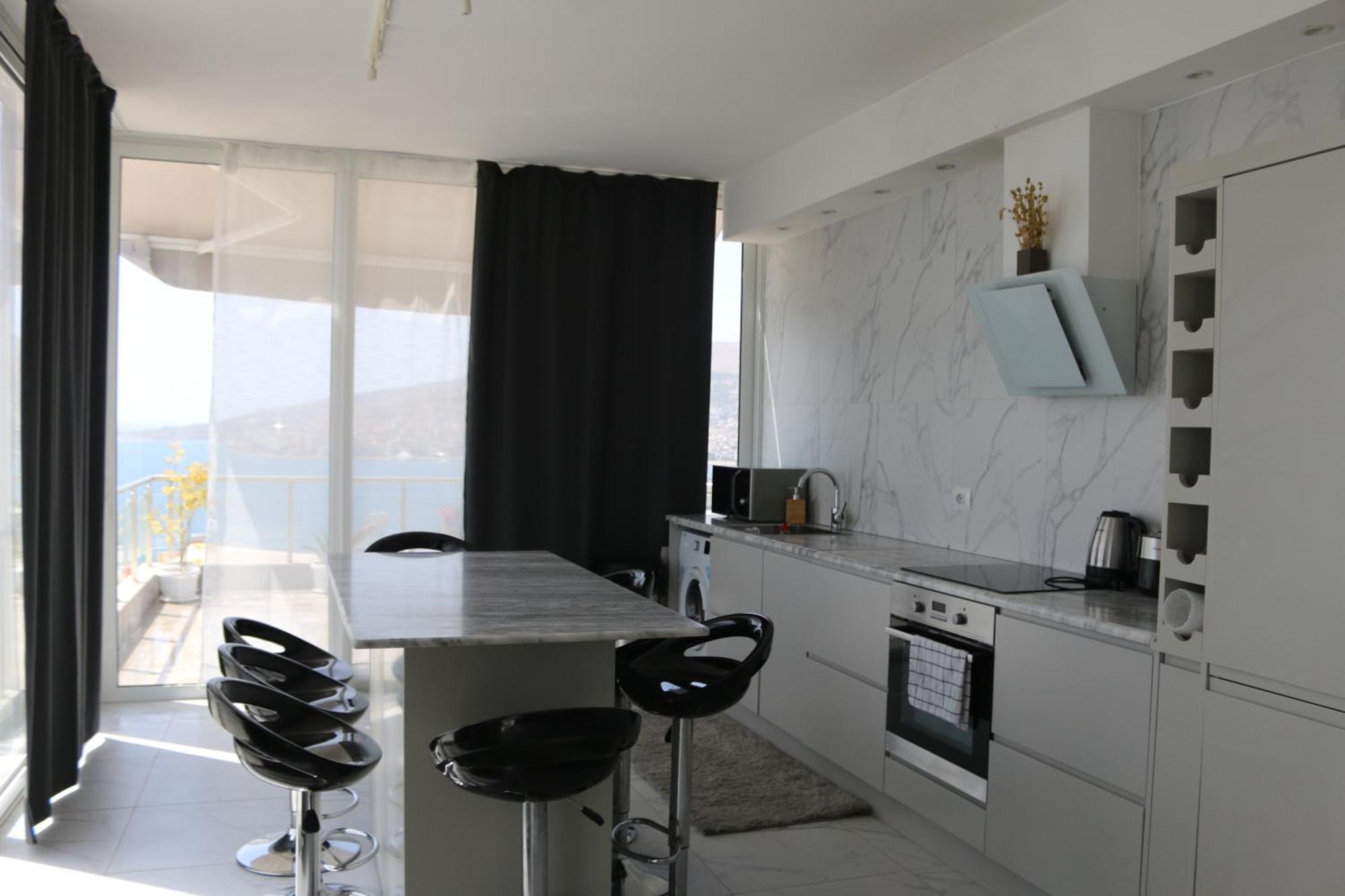 Appartamento Infinity Sea View Penthouse Sarandë Esterno foto