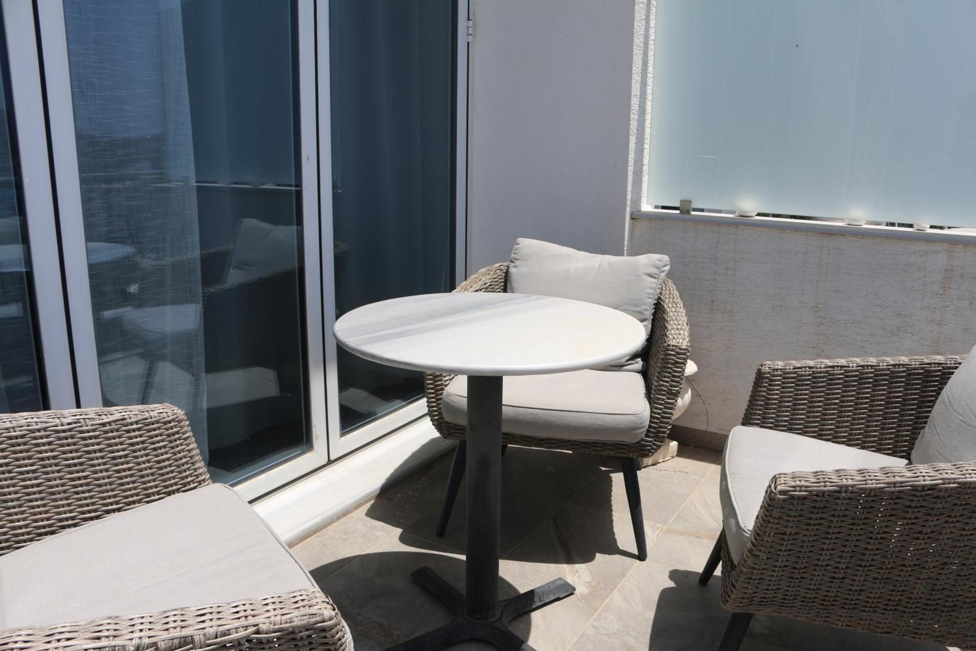 Appartamento Infinity Sea View Penthouse Sarandë Esterno foto