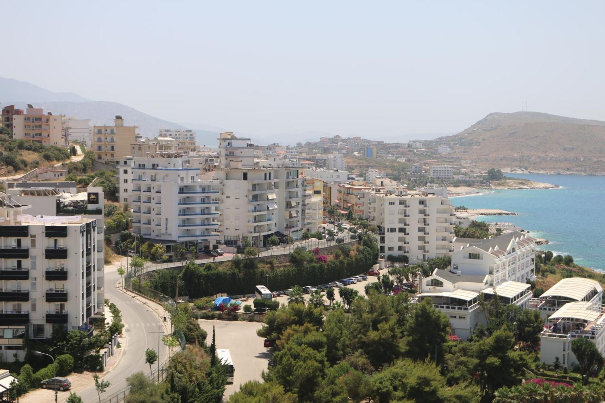 Appartamento Infinity Sea View Penthouse Sarandë Esterno foto